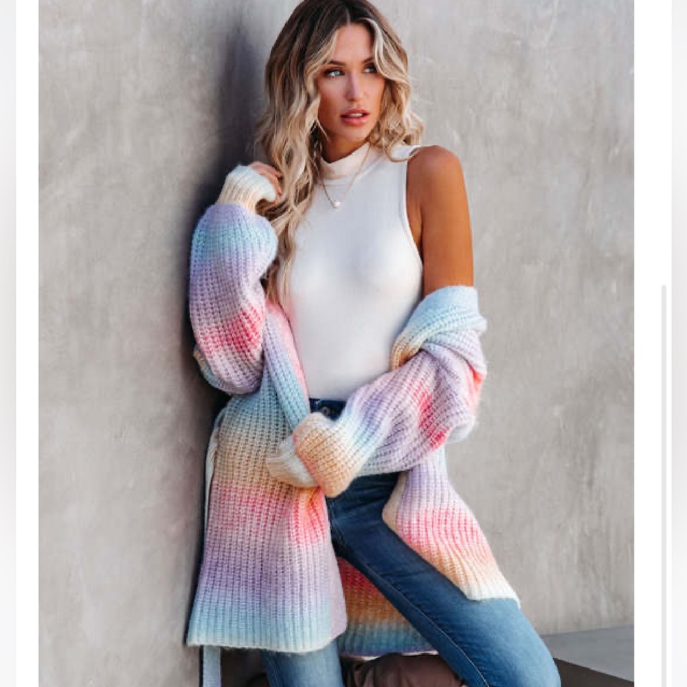 Fate oversized belted cardigan from vici